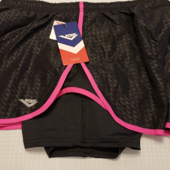 bundle2 Pairs Pony  2in1 Built in Stretch Shorts - Picture 3 of 8